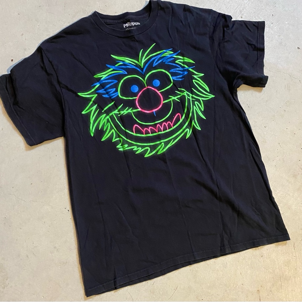 Neon Animal Muppets T-shirt